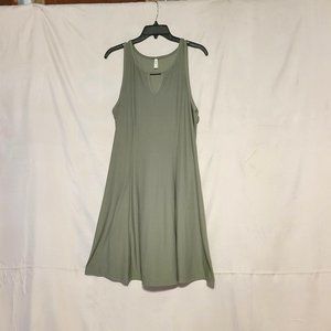 Mudd size L Olive Green tank dress